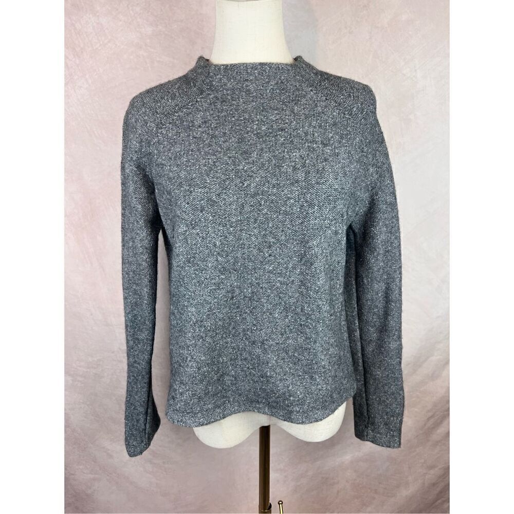 Sundance Gray Wool and Cotton Sweater Size Medium